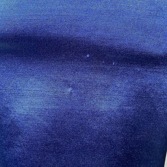 Windsor Elegant Blue Satin Mini Bodycon Dress w/Lace Up Corset Back (Size: S) - Picture 12 of 15